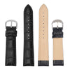 EACHE Ladies Leather Watch Bands 16mm, Croco Grain Leather Watch Bands for Women in Black 16mm