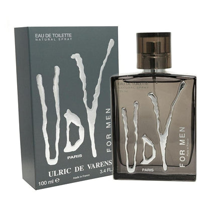 Ulric De Varens CLASSIC - Eau De Toilette for Men - Masculine, Seductive, and a Tantalizing Scent- Woody, Citrus and Notes of Mint- Demands Attention and Is Impossible to Ignore - 3.4 Fl Oz
