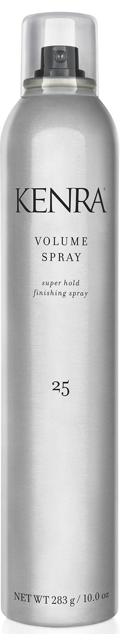Kenra Professional Volume Spray 25 50% | Super Hold Finishing & Styling Hairspray | Flake-free & Fast-drying | Wind & Humidity Resistance | All Hair Types | 10 oz
