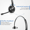 Leitner LH270 2-in-1 Wireless Office Headset with Mic - Computer and Telephone Headset - Phone Headsets for Office Phones - 5-Year Warranty - Single-Ear