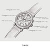 Timex Mens T49905 Expedition Field Chronograph Black/Brown Leather Strap Watch