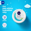 NIVEA Soft Light Moisturizer Cream, with Vitamin E & Jojoba Oil for Face, Hands and Body, 100 ml