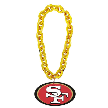 Aminco NFL San Francisco 49ers Team Fan Chain, Gold