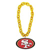 Aminco NFL San Francisco 49ers Team Fan Chain, Gold