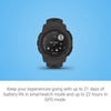 Garmin Instinct 2S, Smaller-Sized GPS Outdoor Watch, Multi-GNSS Support, Tracback Routing, Graphite, 40 MM
