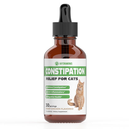 Cat Constipation Relief - Cat Laxative - Cat Laxative Constipation Relief - Constipation Relief for Cats -Constipation Relief for Cat - Cat Constipation - 1 fl oz