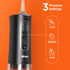 Bitvae Cordless Waterproof Teeth Cleaner - 3 Modes, 6 Jet Tips, USB Rechargeable Dental Picks for Cleaning, Black