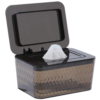 Hswt Wipes Dispenser Seal-Designed Wipe Dispenser Holder Wipes Case Box for Bathroom Keep Wipes Fresh, Dust-Proof & Non-Slip (6.7