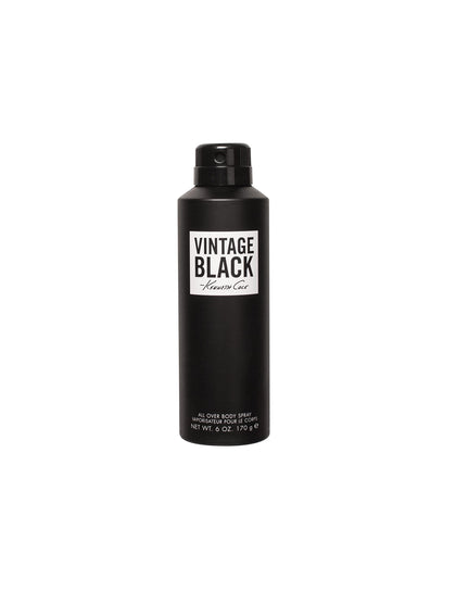 Kenneth Cole Vintage Black Body Spray for Men, 6.0 Fl. Oz.