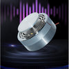 SAMTRONIC 1Pcs Resonance Speaker, 2 Inch Mini Strong Bass Louderspeaker All Frequency Vibration Sound Transducer Exciter Speaker Driver Sliver (Silver)