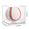 Tebery 6 Pack Acrylic Cube Baseball Holder, UV Protected Baseball Display Case Box, Clear Square Memorabilia Display Storage Sports Autograph Display Case Fits Official Size Ball