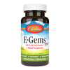 Carlson - E-Gems Plus, 400 IU (268 mg), Natural-Source Vitamin E, Optimal Wellness, 100 Soft Gels
