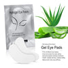 Ocim 100 Pairs Under Eye Pads, Eyelash Extension 100% Natural Hydrogel Patch Lash Gel Pad for Extensions supplies, Beauty Makeup Mask Kit