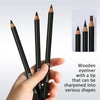 3 Classic Precision Eyeliner Pencils,Waterproof,Smudge-Proof,Lasts All Day,[3-in-1] Eyeliner *3;Black #-0817024