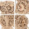 RoWood 3D Puzzles for Adults, Wooden Model Kits for Adults to Build, Birthday Gift for Adults & Teens (161 PCS)- Owl Clock