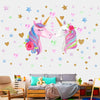 Unicorn Wall Decal,Large Size Unicorn Wall Sticker Decor for Gilrs Kids Bedroom Birthday Party