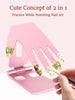 Practice Hand for Acrylic Nails, 2-in-1 Flexible Acrylic Nail Practice Hands for Nails Practice, Portable Mannequin Hands Fake Nail Hand for Manicure Beginners DIY Nail Practice Tool - Pink