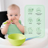 Silicone Baby Bibs Baby Feeding Set 3 Pcs & 2 Pcs Baby Spoons Silicone Bibs for Baby Girl Boy Adjustable Baby Essentials Newborn Toddler Utensils Food Grade Feeding Bibs Baby Stuff Spoon Baby Gifts