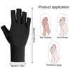 Pimoys UV Gloves for Gel Manicures UPF50+ Fingerless UV Light Gloves for Gel Nails,UV Nails Gloves Manicure Gloves UV Protection Gloves