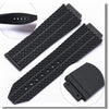 Adwoa Silicone Rubber Watch Band Strap Replacement for Hublot Big Bang- Compatible with Hublot 19mm*25mm*22mm Big Bang Watch Strap