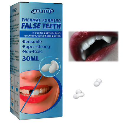 2023New Tooth Repair Kit, DIY Play Dough?Solid?Simple-Temporary Fake Teeth Replacement Kit for Temporary Restoration of Missing & Broken Teeth Replacement Dentures.?New 30Ml -1 Bottle?