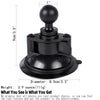 Suction Cup Base Mount with 25mm/1