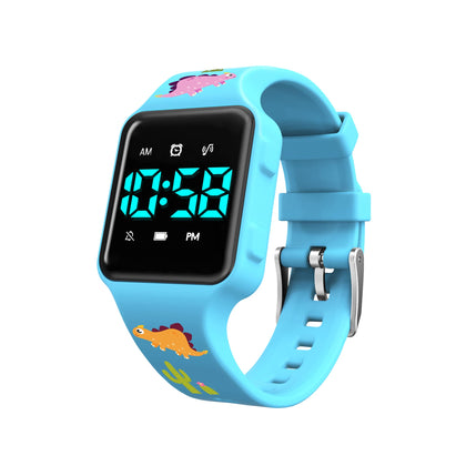 A ALPS Kids Potty Training Watch, Waterproof Digital Rechargeable Watches for Toddler with Countdown/Alarm Clocks/Music and Vibration Reminder, Timer Watch to Remind Children to Go to The Toilet