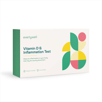 Everlywell Vitamin D + Inflammation Test - at-Home Collection Kit - Accurate Results from a CLIA-Certified Lab Within Days - Ages 18+