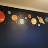 Solar System Wall Stickers for Kids, Universe Space Wall Sticker, Large Size Planet Wall Decal, Space Wall Decor for Bedroom Classroom Playroom Nursery Birthday Gift Idea(L)
