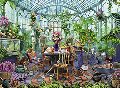 Ravensburger Greenhouse Morning 500 Piece Puzzle for Adults - Every Piece is Unique, Softclick Technology Means Pieces Fit Together Perfectly,Multi,19.5