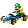 Hot Wheels GBG27 Mario Kart 1:64 Die-Cast Luigi with Mach 8 Vehicle