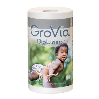 Diaper Liners - GroVia BioLiners - All Natural and Unscented for Natural Parenting - Breathable - Chlorine-Free - 200 Count