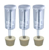 Craft Brew-MF2B-UE2A 3ct. - 3 Piece Airlock with #6.5 Stopper - Set of 3 (Cylinder Airlock)