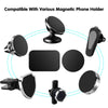 Yiklucg Phone Magnet,Magnet for Phone Case Car Mount,4 Piece Phone Magnet Plate,Metal Plates for Magnetic Mount(2 Rectangle and 2 Round) Magnet for Phone Case.