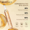 Eye Cream for Dark Circles and Puffiness: 5% Caffeine Eye Cream with 360° Roller - Under Eye Serum Hydrate Eye Area - Reduce Wrinkles and Fine Lines