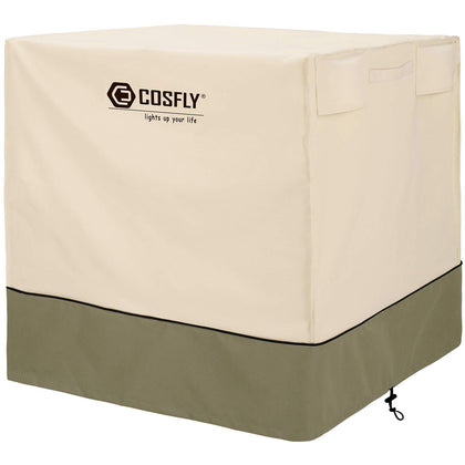 COSFLY Air Conditioner Cover for Outside Units-Durable AC Cover Water Resistant Fabric Windproof Design -Square Fits up to 36 x 36 x 39 inches