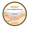 Pivot Calcium Alginate Wound Dressing - All-Natural First Aid | 4x5 Dressings, Box of 10