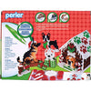 Perler Gingerbread Dog House 3D Christmas Fuse Bead Kit for Kids and Families, Multicolor 10006 Piece