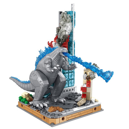 HEGOAI Dinosaur Monster Dueling Building Sets, Animals Toys Set for Boys Aged 8-14, Ideal Gift for Halloween, Thanksgiving, Christmas, Advent Calendar 2023, 493 Pieces