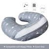 Nursing Pillow Cover 2 Pack for Breastfeeding Pillow, Ultra Soft and Cozy Nursing Pillow Slipcovers, Snug Fits Boppy Pillow, Great, Perfect Newborn Gift, Best Choice for Mom or Baby