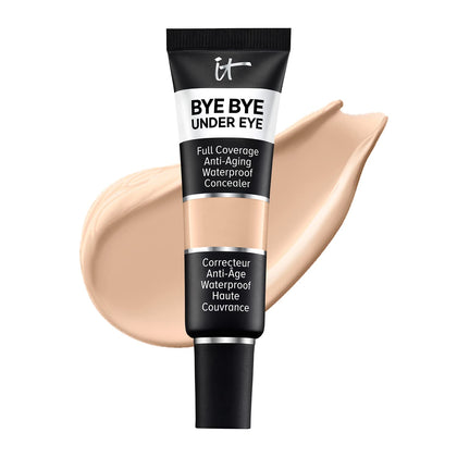 IT Cosmetics Bye Bye Under Eye Full Coverage Concealer - for Dark Circles, Fine Lines, Redness & Discoloration - Waterproof - Anti-Aging - Natural Finish - 11.5 Light Beige (C), 0.4 fl oz