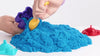 Kinetic Sand, Sandbox Set Kids Toy with 1lb All-Natural Blue and 3 Molds, Sensory Toys for Kids Ages 3 and Up
