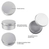 Moretoes 36pcs 4oz Metal Round Tins Aluminum Empty Candle Tins with Screw Lid for Salve, Spices or Candles