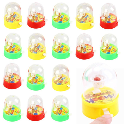 Zasnynua 16 Pack Mini Basketball Games Toys, Finger Handheld Basketball Shooting Games, Party Favors Decorations Classroom Rewards Carnival Prizes for Kids