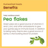 GuineaDad Guinea Pig Pea Flakes - Guinea Pig Food - 1 x 9.5 Ounce Pack - Nourish Series of Pea Flakes for Guinea Pigs - Guinea Pig Treats Help with Bonding - High in Vitamins and Minerals - Large