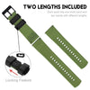 Ritche Silicone Watch Bands 18mm 20mm 22mm 24mm Quick Release Rubber Watch Bands for Men, Black / Army Green / Black, 20mm, Classic,Sport