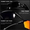 KAPVOE Sports Sunglasses Polarized Cycling Glasses Baseball Running Mountain Bike Triathlon Golf MTB for Men Women