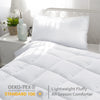 Moonsea Down Alternative Comforter Queen/Full Size White, Warm Blanket Queen Bed Winter Comforter with Corner Tab, Lightweight, All Season, Plush Siliconized Fiber Filling - Box Stitched