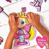 Love, Diana Outfit Mashups Wooden Dress Up Doll by Horizon Group USA, Love Diana Dress Up Kit, Includes 30+ Reusable Magnetic Pieces, Love Diana Wood Doll, Doll Stand & More
