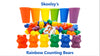 Skoolzy Rainbow Counting Bears with Matching Sorting Cups 70 Pc - Toddler STEM Educational Number Learning Toys, Developmental Sensory Bin Motor Skills Activity for Preschool Kids Age 3 +